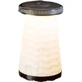 Wedo Tabouret télescopique SITTOGLOW, fonction LED à 3 niveaux, hauteur réglable sur 10 niveaux, sangle de transport, jusqu'à 130 kg, IPX4, L 262 x H 70-420 mm, rouge