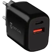 Tactical Chargeur Mural Usb-a Et Usb-c Base Plug Dual 20w