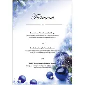 Sigel paquet de 100 feuilles de papier motif de noël bleu format a4 dp034