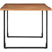 vidaXL Table de salle à manger 180x90x75 cm en bois massif d'acacia