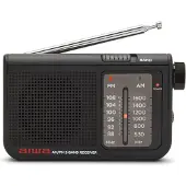 Aiwa Radio de poche avec FM/AM Noir