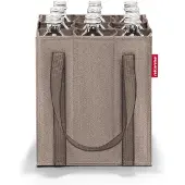 Reisenthel bottlebag, sac pour bouteille, gris, polyester, motif, 240 mm, 240 mm