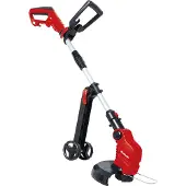 Einhell Coupe-bordures électrique GE-ET 5027, puissance 500 watts, largeur de coupe double fil 27 cm, guidon télescopique en continu, soulagement de la traction du câble, 3402090