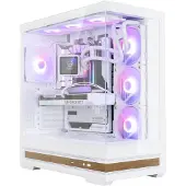 Zalman Boîtier sans alimentation - P40 NAMU - Moyen tour - Format ATX - Blanc