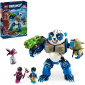 LEGO DREAMZzz 2-en-1 Logan le puissant panda, jouet fantastique avec 2 minifigures, set de jeu avec animal à transformer, idée de cadeau pour garçons et filles à partir de 7 ans 71480