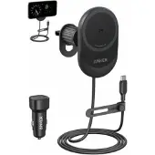 Anker Chargeur de voiture sans fil magnétique MagGo 15 W, noir