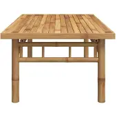 vidaXL Table basse 110x55x35 cm bambou