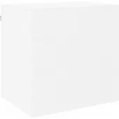 vidaXL meuble-paroi 4 pièces blanc en bois composite