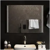vidaXL Miroir de salle de bain LED 80x60 cm