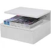 Bendt Table de chevet murale Ashlan - blanc