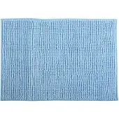 MSV Tapis de bain Microfibre CHENILLE 40x60cm Bleu Ciel