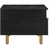 vidaXL Table basse noire 80x54x40 cm bois composite