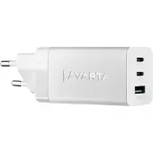 Varta High Speed Charger (65 W, 1 portion), Chargeur USB, Blanc