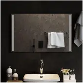 vidaXL Miroir de salle de bain LED 80x50 cm