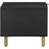 vidaXL Table basse noire 80x50x40 cm bois composite