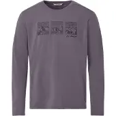 Vaude Rosemoor Iii Long Sleeve T-shirt Violet M Homme