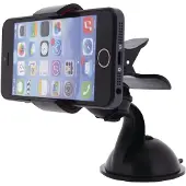 Mobilizera Support voiture pour smartphone, Support pour smartphone, Noir