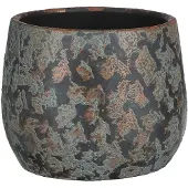 Mica Decorations Flowerpot Clemente 1034809, ceramics, Ø 19.5 cm, copper (19.50 x 15.50 cm)