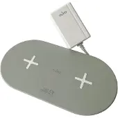 Puro Station de charge double sans fil, Chargeur sans fil, Blanc