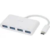 Vivanco ViVanco34292 interface hub USB 3.2 Gen 1 (3.1 Gen 1) Type-C 5000 Mbit/s White