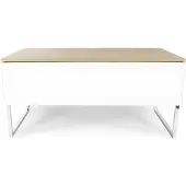 Norstone Meuble TV Khalm Chêne / Blanc