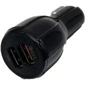 Manta MCC01QC3, Adaptateur pour véhicule, Noir