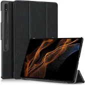 Cover-Discount Galaxy Tab S9 Ultra - Étui Smart Tri-fold noir (Samsung Galaxy Tab S9 Ultra), Étui pour tablette, Noir