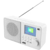 JVC Radio DAB RA-E611W-DAB blanc (DAB+ DAB, FM), Radio, Blanc