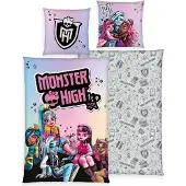 Monster High Linge de lit 70/90+140/200 cm (200 x 140 cm, 90 x 70 cm)