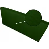 Kam-Pol Housse de matelas matelassée 200x210cm Vert bouteille
