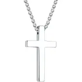 Markenlos Hommes - Acier inoxydable - Réglable, 55 cm