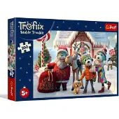 Trefl Puzzle 100 pièces : Mikołaj et le renne au secours -