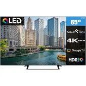 Smart Tech 65QG06K, téléviseur QLED 65 pouces avec Google TV - Téléviseur intelligent HDR avec résolution 4K UHD et Bluetooth (modèle 2026)