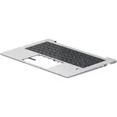 HP SPS-Oberteilabdeckung mit KB CP BL FR, Pièce de rechange pour ordinateur portable, Noir
