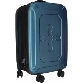 Northio Valise de voyage pliable à roulettes en ABS – Bleue