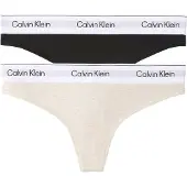 Calvin Klein Underwear String beige chiné / noir / blanc