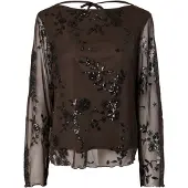 Pieces T-shirt 'PCEVITA' marron