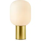 Markslöjd bordlampe Brooklyn messing/hvid 44 cm