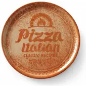 Duralex Assiette à pizza Recipe Collection Rouge Rouge, Assiettes, Rouge
