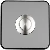 Grothe GRO64181 Bouton-poussoir de sonnette Piccolo Piazza inox