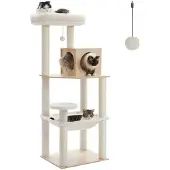 Merkloos Arbre à gratter pour chats avec hamac