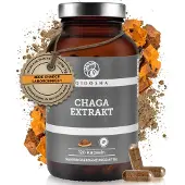 QIDOSHA Complément alimentaire Chaga extract, 120 gélules
