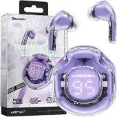 Acefast T8 Casque sans fil intra-canal Tws Bluetooth - Violet