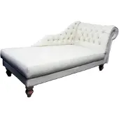 AEA LUTON II Chesterfield Chaiselongues Chaise Liege Sofa Ottomane Leder