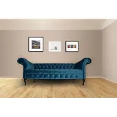AEA Chesterfield Sofa Coussin Designer Canapés Garniture Tissu Tissu 18