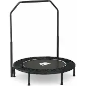 Deryan Trampoline de fitness pliable 100 cm – avec poignée – Noir