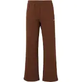 Nike Pantalon de jogging Studio Fleece pour femmes, couleur : marron, taille : M