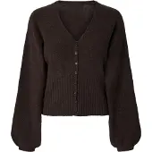 Pieces Cardigan 'PCSally' brun foncé
