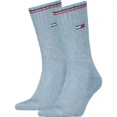 Tommy Hilfiger Chaussettes bleu / rouge sang / blanc