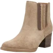 Gabor - Bottines en daim, couleur beige, style décontracté